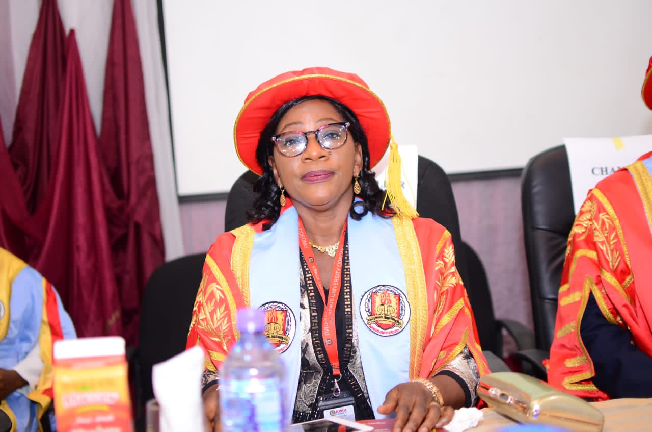 The Vice Chancellor  Prof. Adenike Kuku