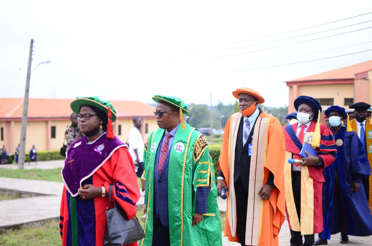 Procession of visiting Vice Chancellors